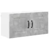 Fali konyhaszekrény Beton Szürke 80 x 31 x 40 cm Faanyag