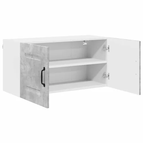 Fali konyhaszekrény Beton Szürke 80 x 31 x 40 cm Faanyag
