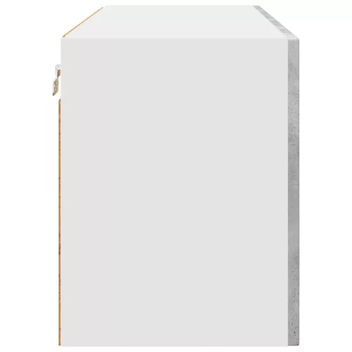 Fali konyhaszekrény Beton Szürke 80 x 31 x 40 cm Faanyag