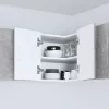 Fali konyhaszekrény Beton Szürke 57 x 57 x 40 cm Faanyag