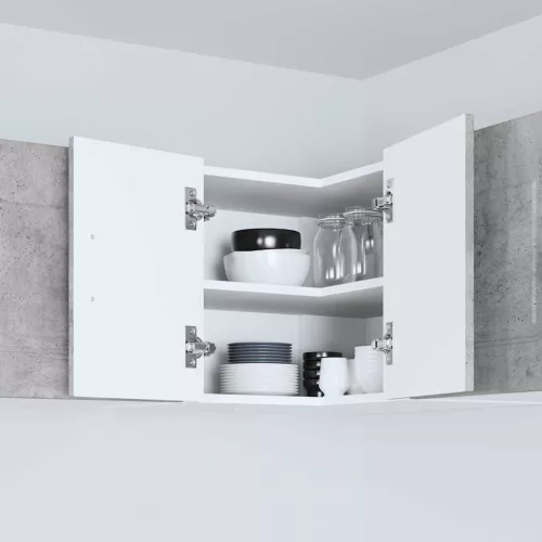 Fali konyhaszekrény Beton Szürke 57 x 57 x 40 cm Faanyag