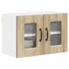 Fali konyhaszekrény 2 pcs Sonoma tölgy 60 x 31 x 40 cm Faanyag