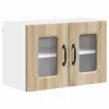Fali konyhaszekrény 2 pcs Sonoma tölgy 60 x 31 x 40 cm Faanyag