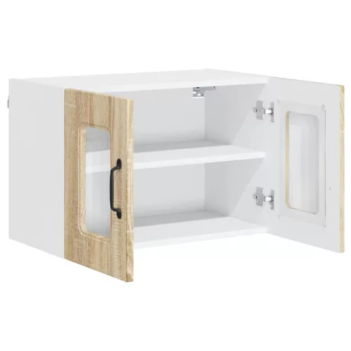 Fali konyhaszekrény 2 pcs Sonoma tölgy 60 x 31 x 40 cm Faanyag