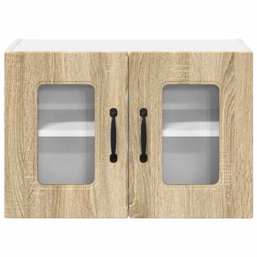 Fali konyhaszekrény 2 pcs Sonoma tölgy 60 x 31 x 40 cm Faanyag