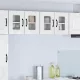 Fali konyhaszekrény 2 pcs Magas Fényű Fehér 60 x 31 x 40 cm