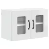 Fali konyhaszekrény 2 pcs Magas Fényű Fehér 60 x 31 x 40 cm