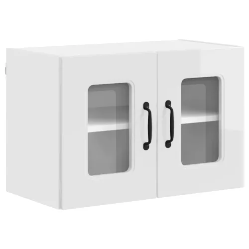 Fali konyhaszekrény 2 pcs Magas Fényű Fehér 60 x 31 x 40 cm
