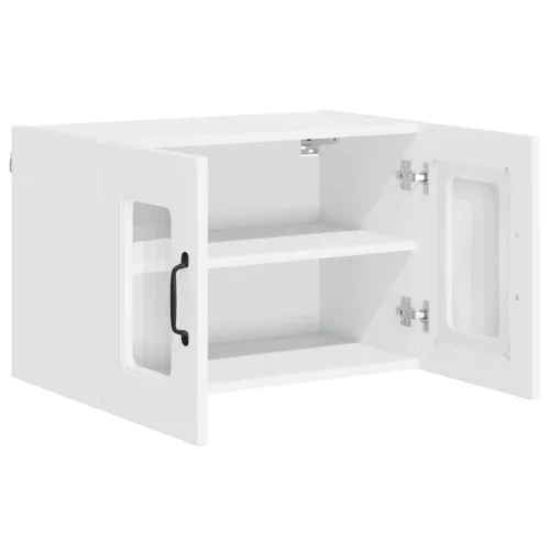 Fali konyhaszekrény 2 pcs Magas Fényű Fehér 60 x 31 x 40 cm
