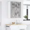 Fali konyhaszekrény 2 pcs Szürke Sonoma 60 x 31 x 40 cm Faanyag