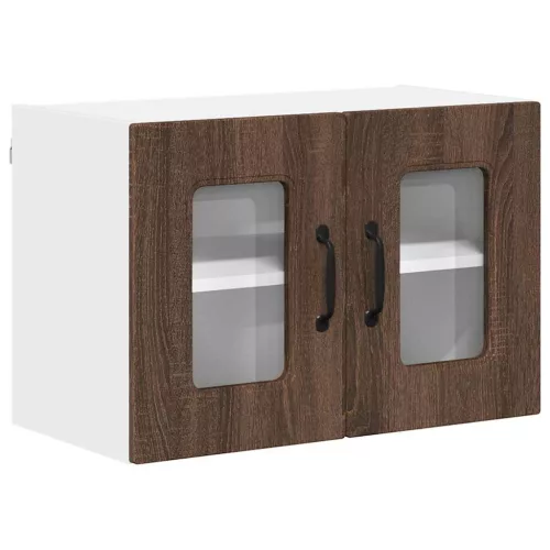Fali konyhaszekrény 2 pcs Barna Tölgy 60 x 31 x 40 cm Faanyag