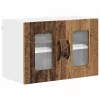 Fali konyhaszekrény 2 pcs Öreg fa 60 x 31 x 40 cm Faanyag