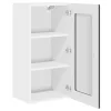 Fali konyhaszekrény 2 pcs Fekete 40 x 31 x 80 cm Faanyag
