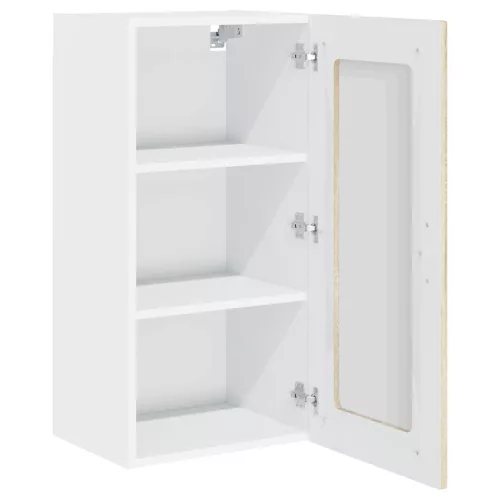 Fali konyhaszekrény 2 pcs Sonoma tölgy 40 x 31 x 80 cm Faanyag