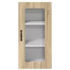 Fali konyhaszekrény 2 pcs Sonoma tölgy 40 x 31 x 80 cm Faanyag