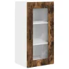 Fali konyhaszekrény 2 pcs Füstölt tölgy 40 x 31 x 80 cm Faanyag
