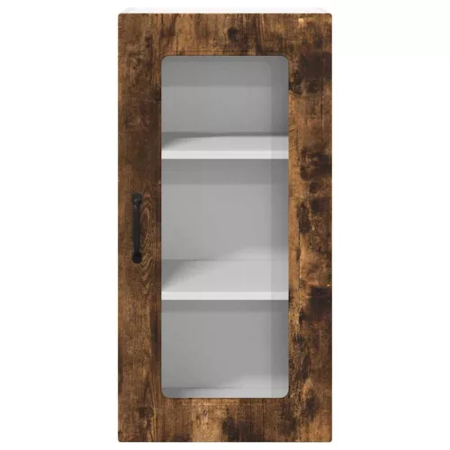 Fali konyhaszekrény 2 pcs Füstölt tölgy 40 x 31 x 80 cm Faanyag