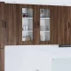 Fali konyhaszekrény 2 pcs Barna Tölgy 40 x 31 x 80 cm Faanyag