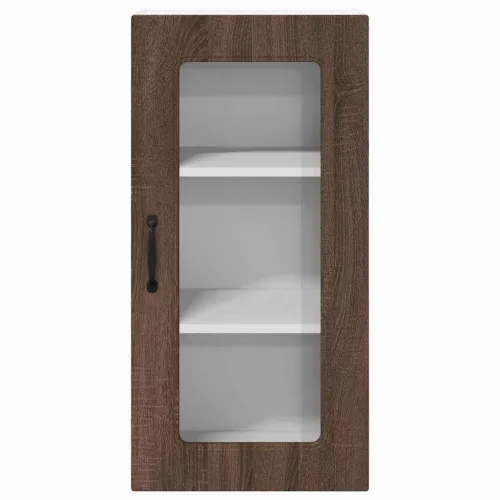 Fali konyhaszekrény 2 pcs Barna Tölgy 40 x 31 x 80 cm Faanyag