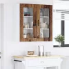 Fali konyhaszekrény 2 pcs Öreg fa 40 x 31 x 80 cm Faanyag