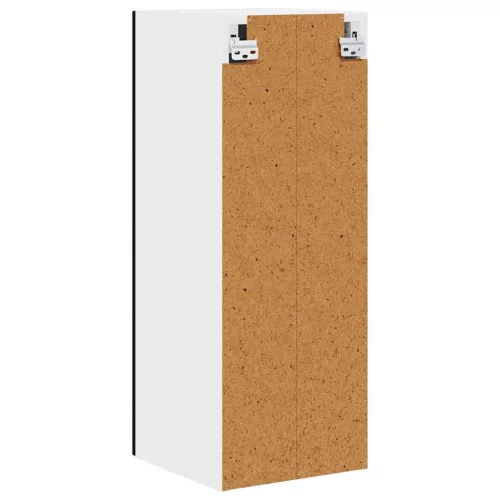 Fali konyhaszekrény 2 pcs Fekete 30 x 31 x 80 cm Faanyag