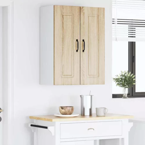 Fali konyhaszekrény 2 pcs Sonoma tölgy 30 x 31 x 80 cm Faanyag