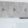 Fali konyhaszekrény 2 pcs Beton Szürke 30 x 31 x 80 cm Faanyag