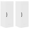 Fali konyhaszekrény 2 pcs Magas Fényű Fehér 30 x 31 x 80 cm