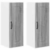 Fali konyhaszekrény 2 pcs Szürke Sonoma 30 x 31 x 80 cm Faanyag