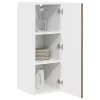 Fali konyhaszekrény 2 pcs Barna Tölgy 30 x 31 x 80 cm Faanyag