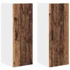 Fali konyhaszekrény 2 pcs Öreg fa 30 x 31 x 80 cm Faanyag
