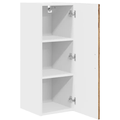 Fali konyhaszekrény 2 pcs Öreg fa 30 x 31 x 80 cm Faanyag