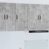 Fali konyhaszekrény Beton Szürke 40 x 31 x 80 cm Faanyag