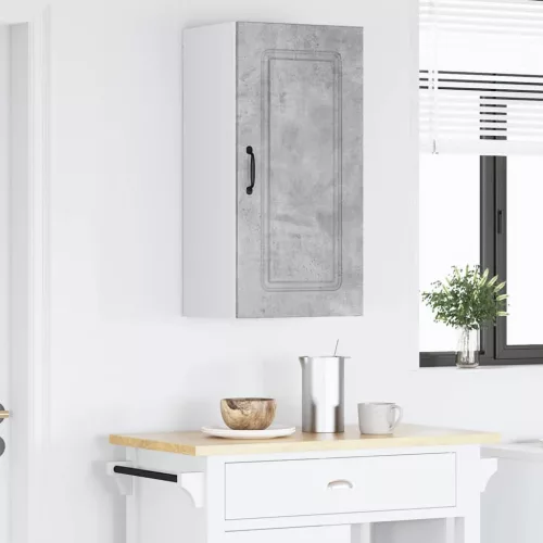 Fali konyhaszekrény Beton Szürke 40 x 31 x 80 cm Faanyag