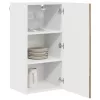 Fali konyhaszekrény polcokkal Öreg fa 40 x 31 x 80 cm Faanyag