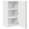Fali konyhaszekrény polcokkal Öreg fa 40 x 31 x 80 cm Faanyag