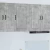 Fali konyhaszekrény Beton Szürke 50 x 31 x 80 cm Faanyag