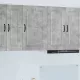 Fali konyhaszekrény Beton Szürke 50 x 31 x 80 cm Faanyag
