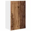 Fali konyhaszekrény polcokkal Öreg fa 50 x 31 x 80 cm Faanyag