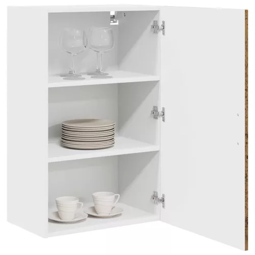 Fali konyhaszekrény polcokkal Öreg fa 50 x 31 x 80 cm Faanyag