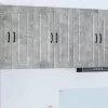 Fali konyhaszekrény Beton Szürke 60 x 31 x 80 cm Faanyag