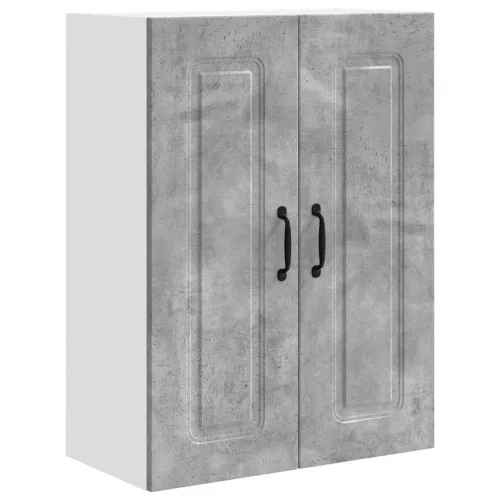 Fali konyhaszekrény Beton Szürke 60 x 31 x 80 cm Faanyag