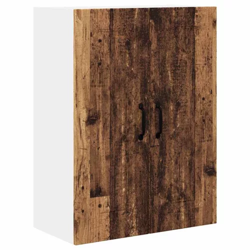 Fali konyhaszekrény polcokkal Öreg fa 60 x 31 x 80 cm Faanyag