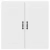 Fali konyhaszekrény polcokkal Fehér 80 x 31 x 80 cm Faanyag