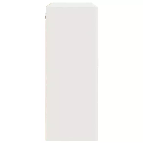 Fali konyhaszekrény polcokkal Fehér 80 x 31 x 80 cm Faanyag