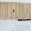 Fali konyhaszekrény Sonoma tölgy 80 x 31 x 80 cm Faanyag