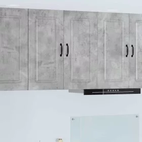 Fali konyhaszekrény Beton Szürke 80 x 31 x 80 cm Faanyag