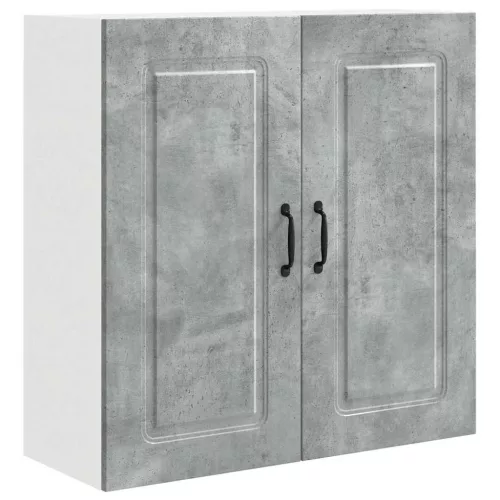 Fali konyhaszekrény Beton Szürke 80 x 31 x 80 cm Faanyag