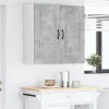 Fali konyhaszekrény Beton Szürke 80 x 31 x 80 cm Faanyag