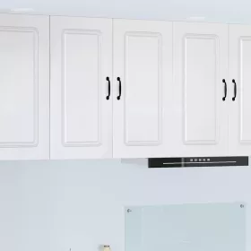   Fali konyhaszekrény Magas Fényű Fehér 80 x 31 x 80 cm Faanyag